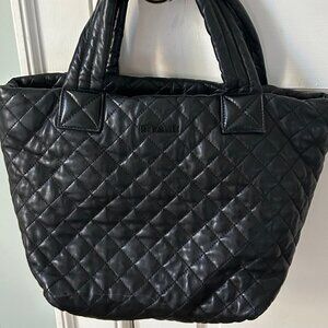 MZ WALLACE Black Leather Small Metro Tote